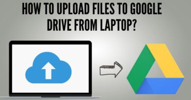 how to upload files to google drive from laptop